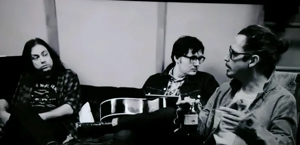 With Chris Cornell in the studio