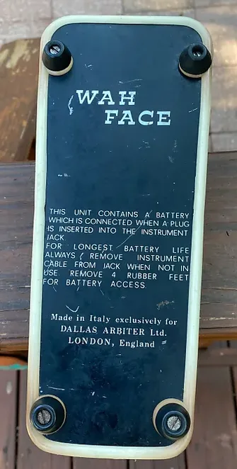 Arbiter Wah Face bottom plate
