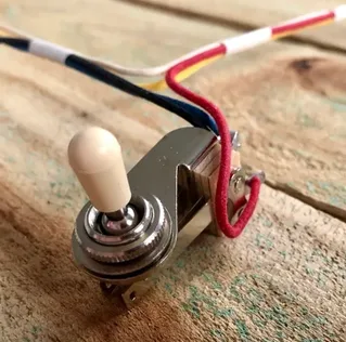 Custom vintage wiring harness with Switchcraft selector
