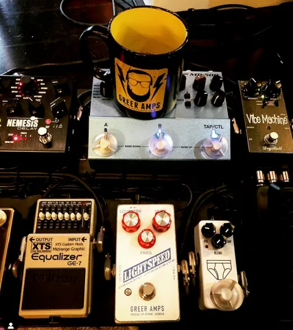 Corey Congilio's pedal board
