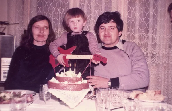 Zvonch's 3rd Birthday with Parents, 1982