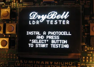 DryBell LDR Tester display