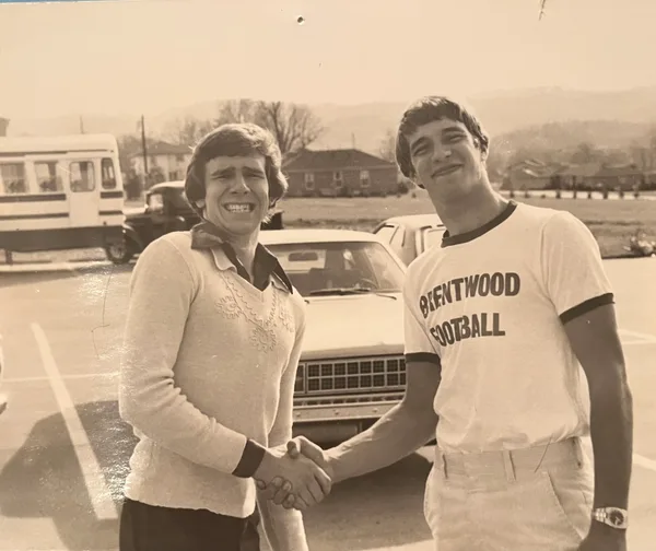 Dann and Gordon, high school days