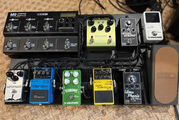 Dann's smaller pedalboard