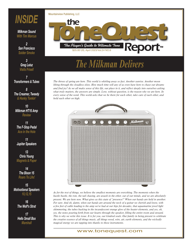 April 2023 — The Milkman Delivers