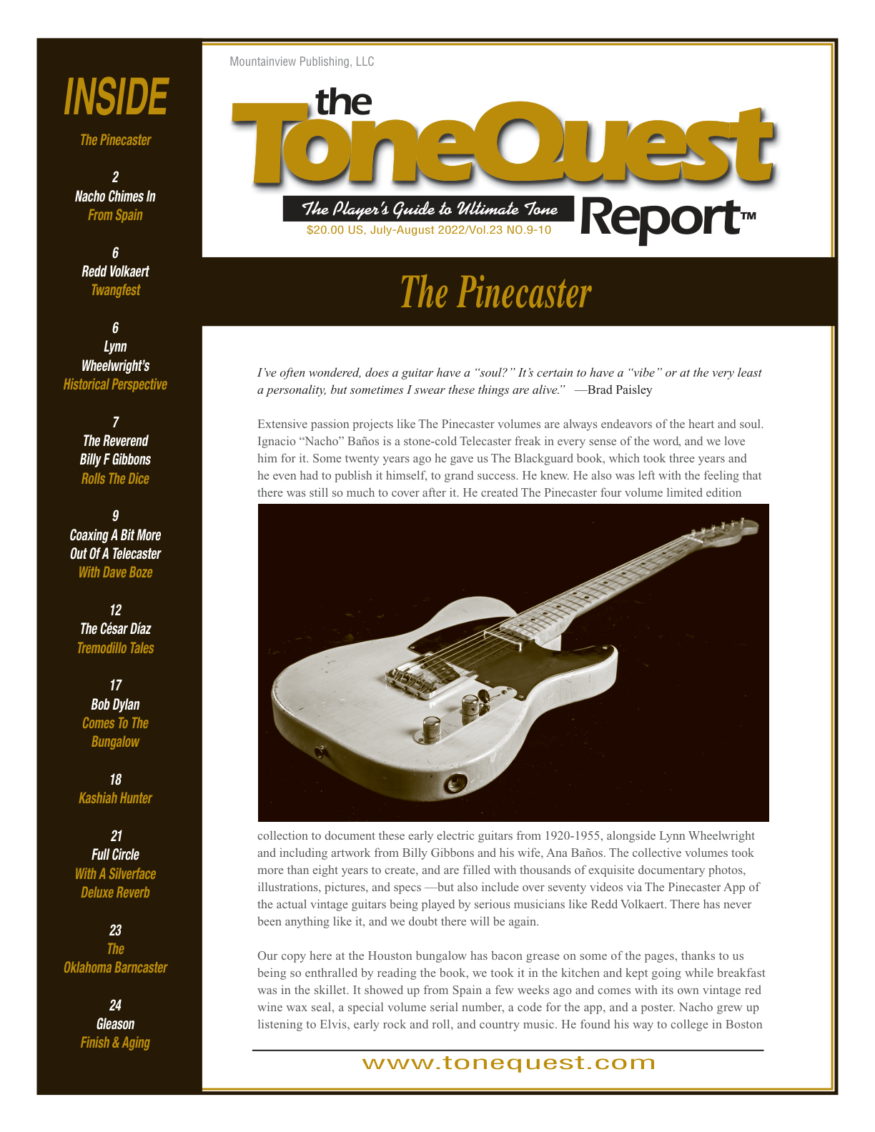 July-August 2022 — The Pinecaster