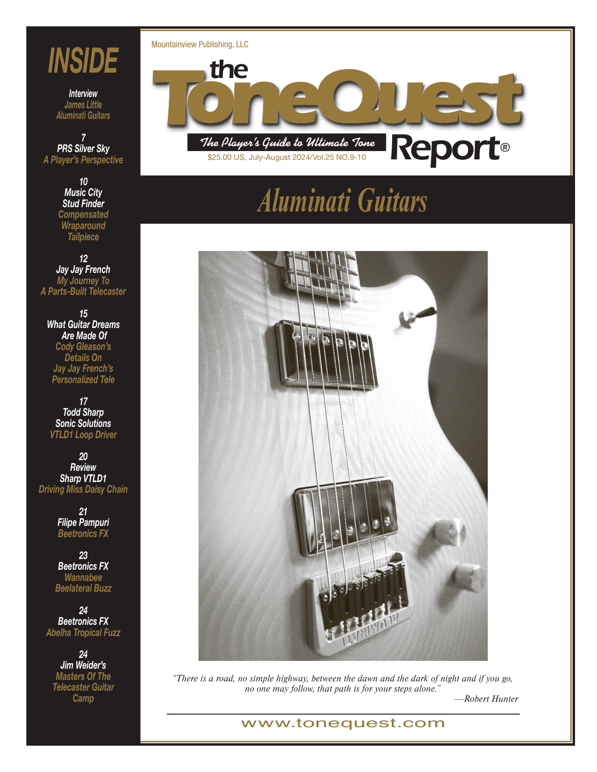 July-August 2024 — Aluminati Guitars