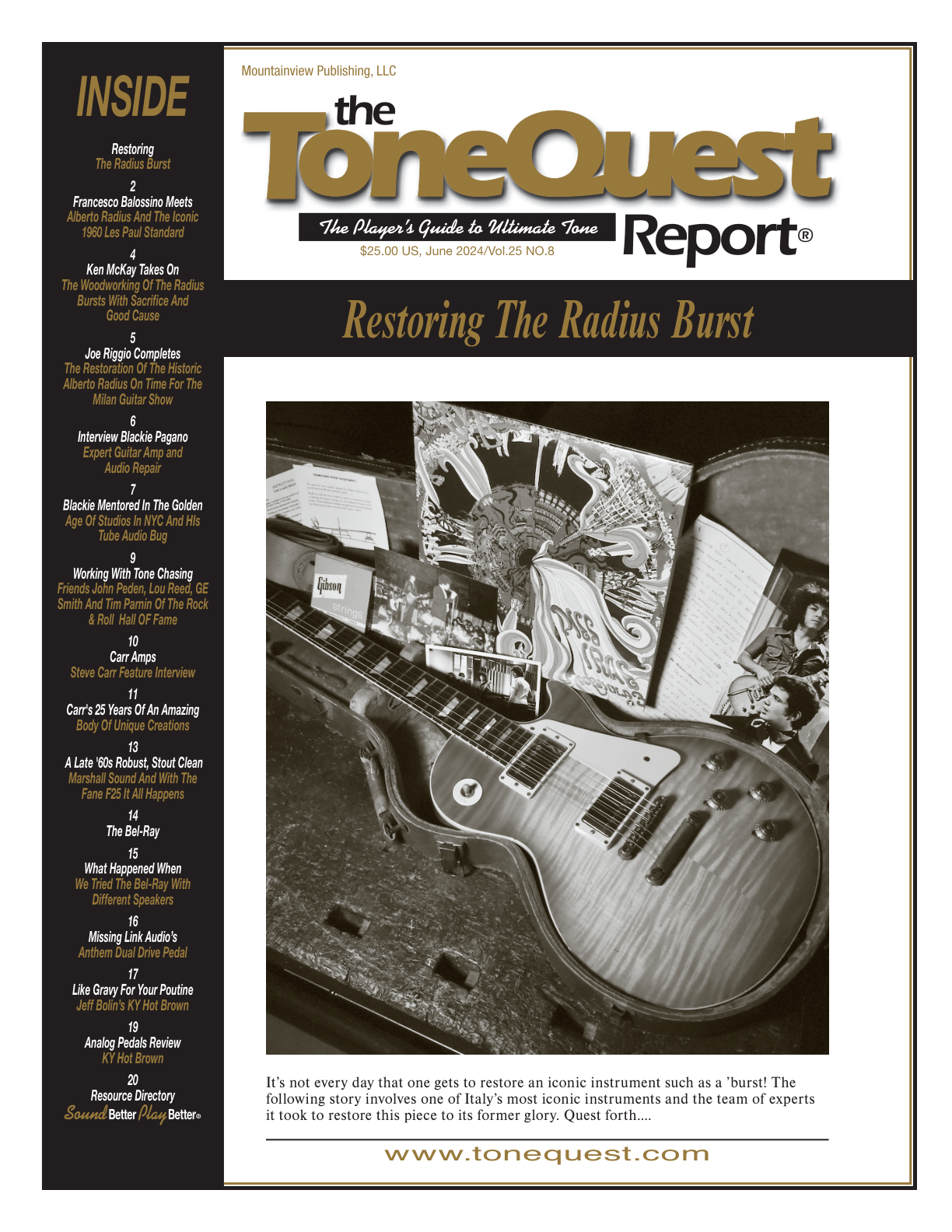 June 2024 — Restoring The Radius Burst