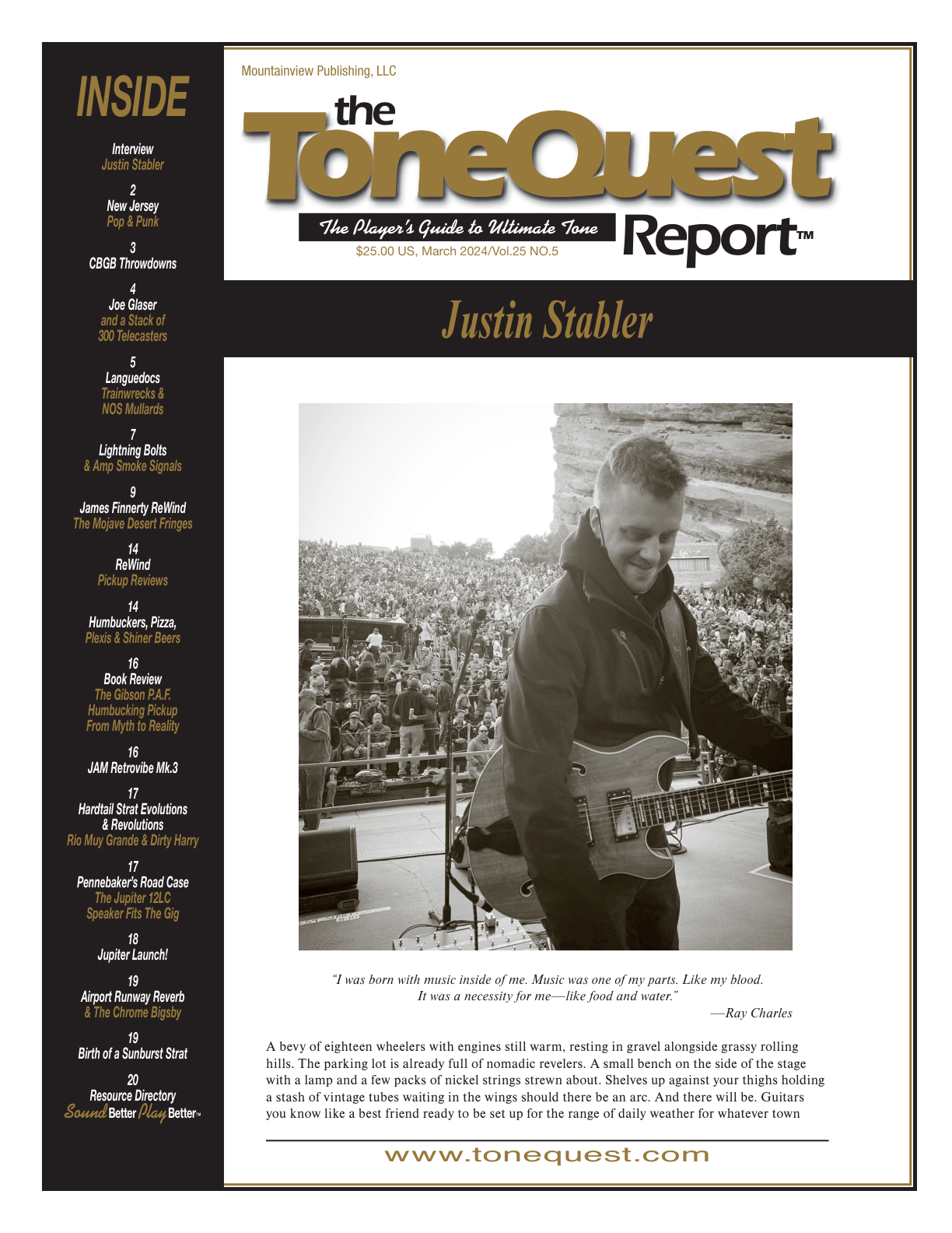 March 2024 — Justin Stabler