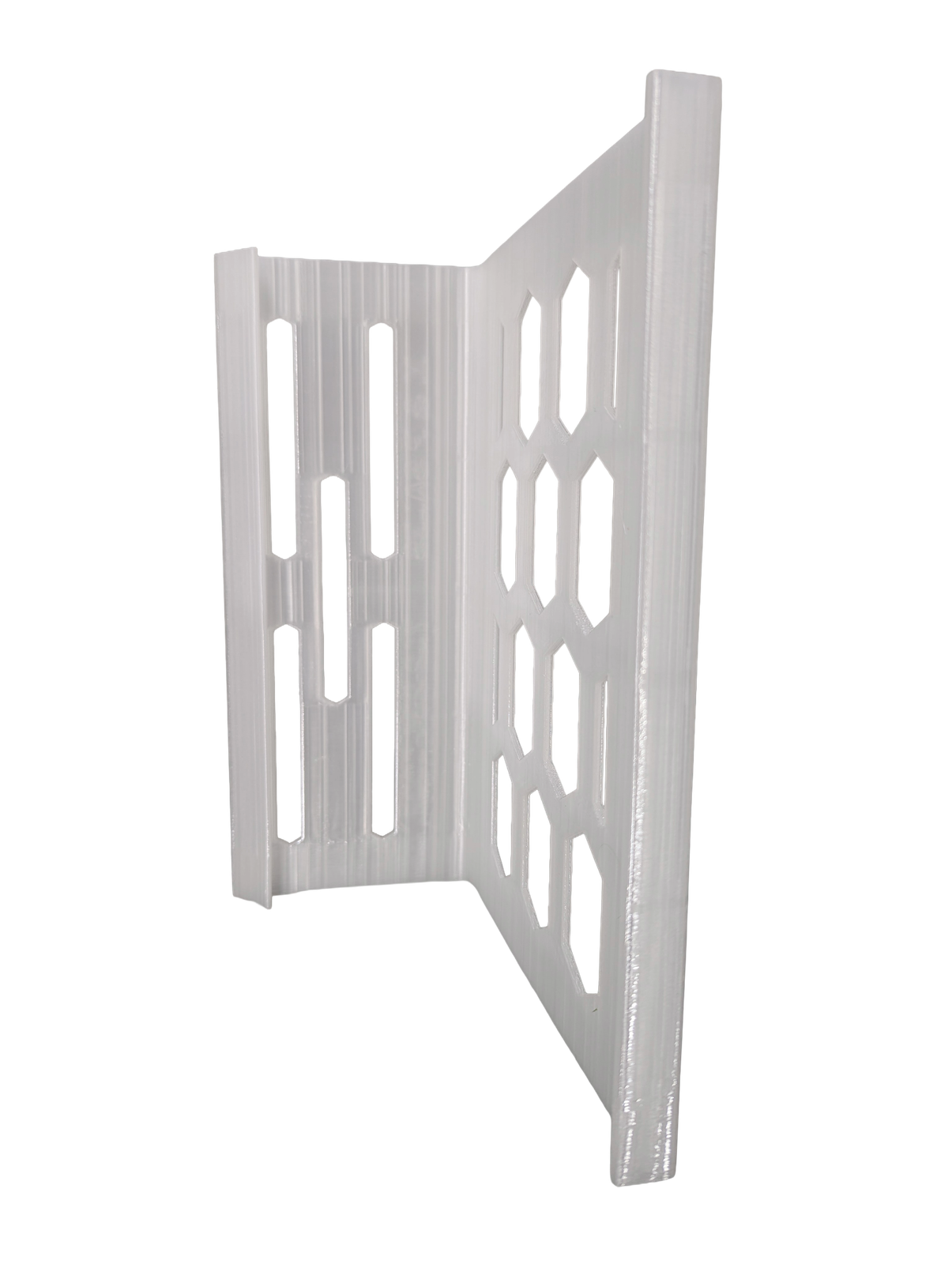 Single Label Canopy Bracket, mounting flange