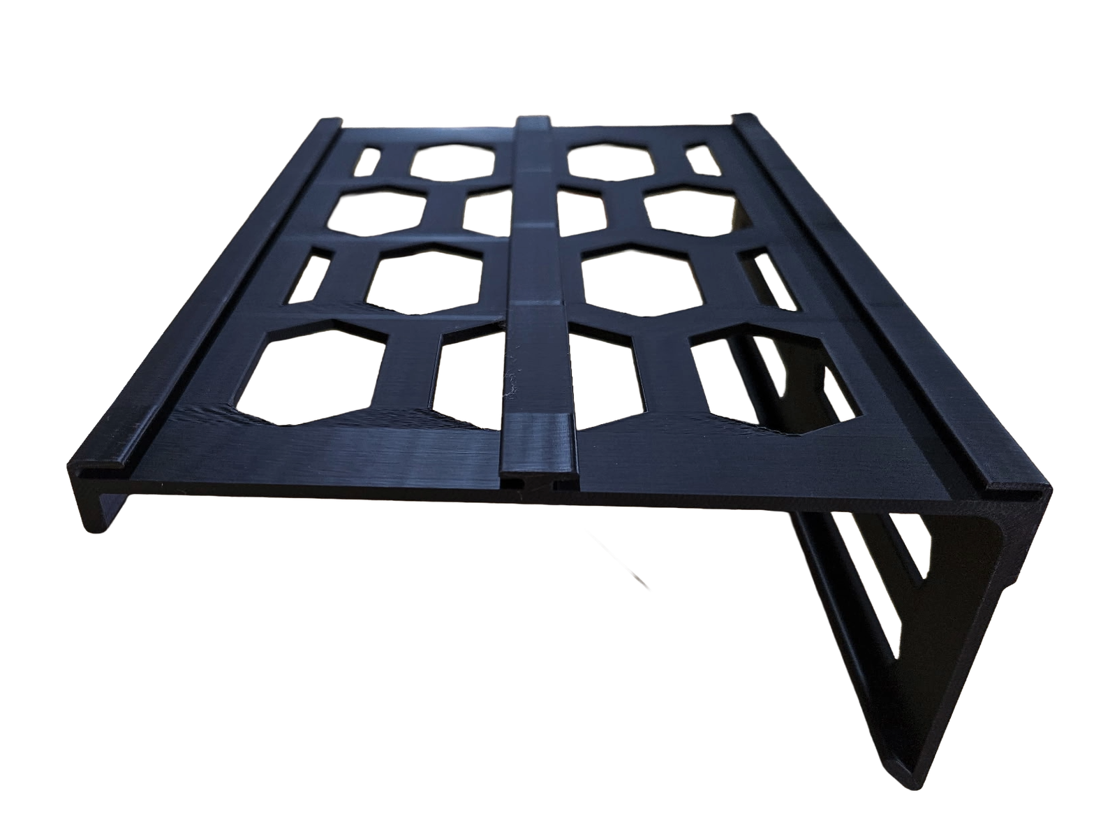 Multi Label Canopy Bracket, front view with divider