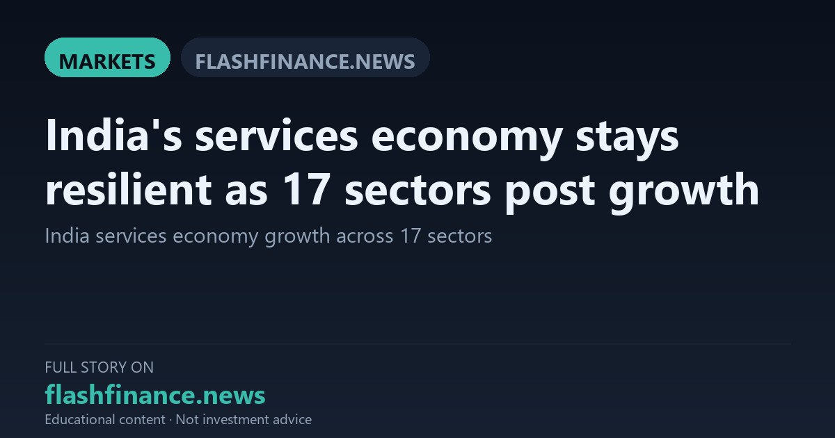 India Services Sector Output Expands 14% in August as 17 of 19 Segments Post Gains