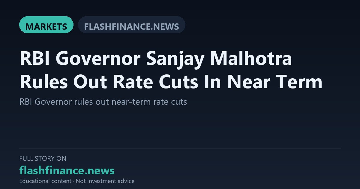 RBI Hikes Repo Rate by 25 Bps to 5.50% as Governor Sanjay Malhotra Rules Out Near-Term Rate Cuts