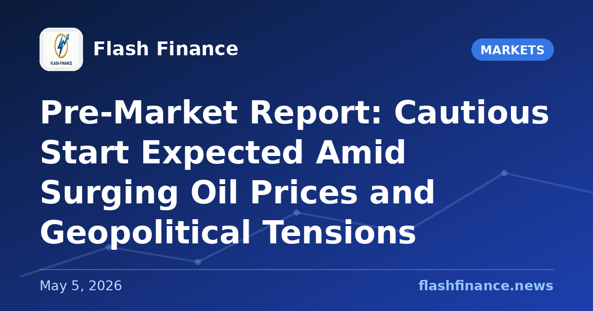Pre-Market Report: Cautious Start Expected Amid Surging Oil Prices and Geopolitical Tensions