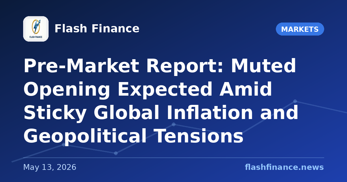 Pre-Market Report: Muted Opening Expected Amid Sticky Global Inflation and Geopolitical Tensions