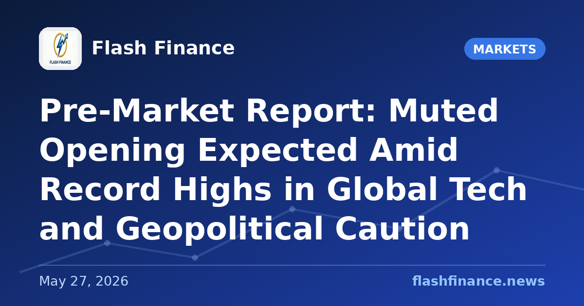Pre-Market Report: Muted Opening Expected Amid Record Highs in Global Tech and Geopolitical Caution