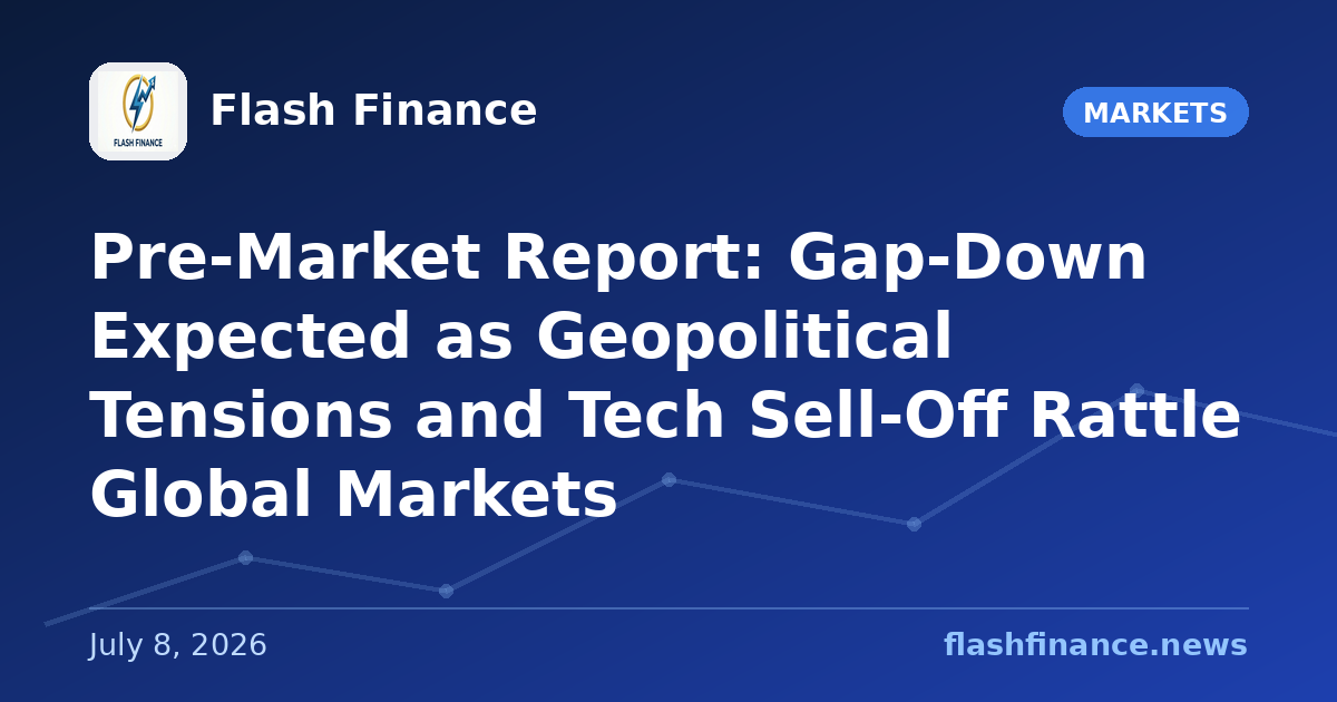 Pre-Market Report: Gap-Down Expected as Geopolitical Tensions and Tech Sell-Off Rattle Global Markets