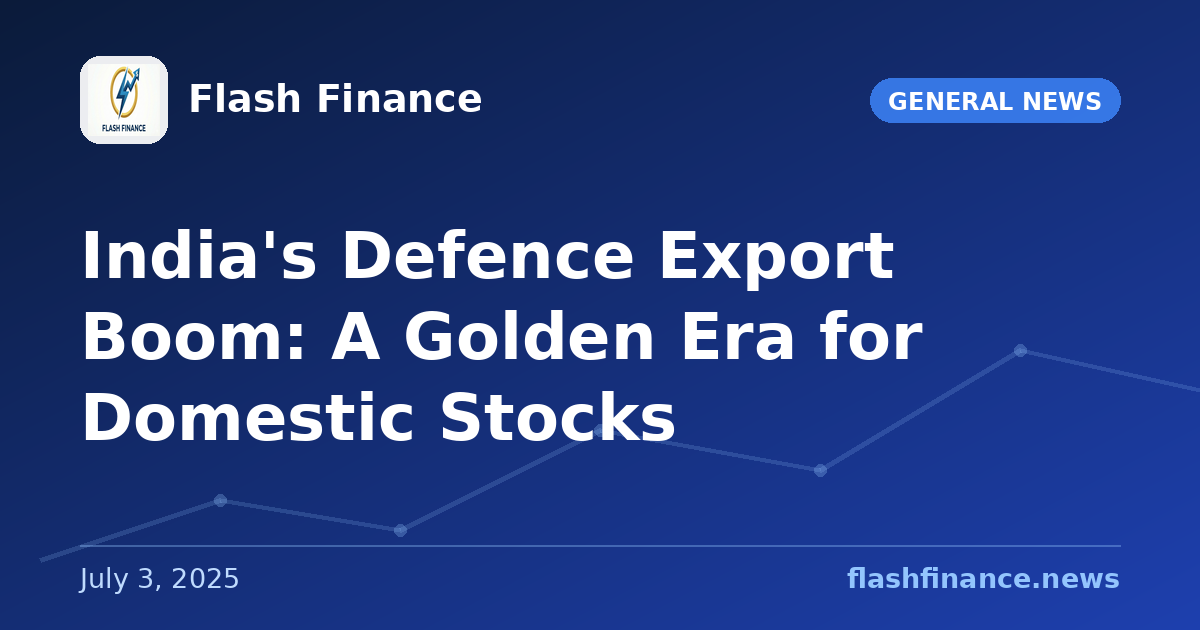 India's Defence Export Boom: A Golden Era for Domestic Stocks