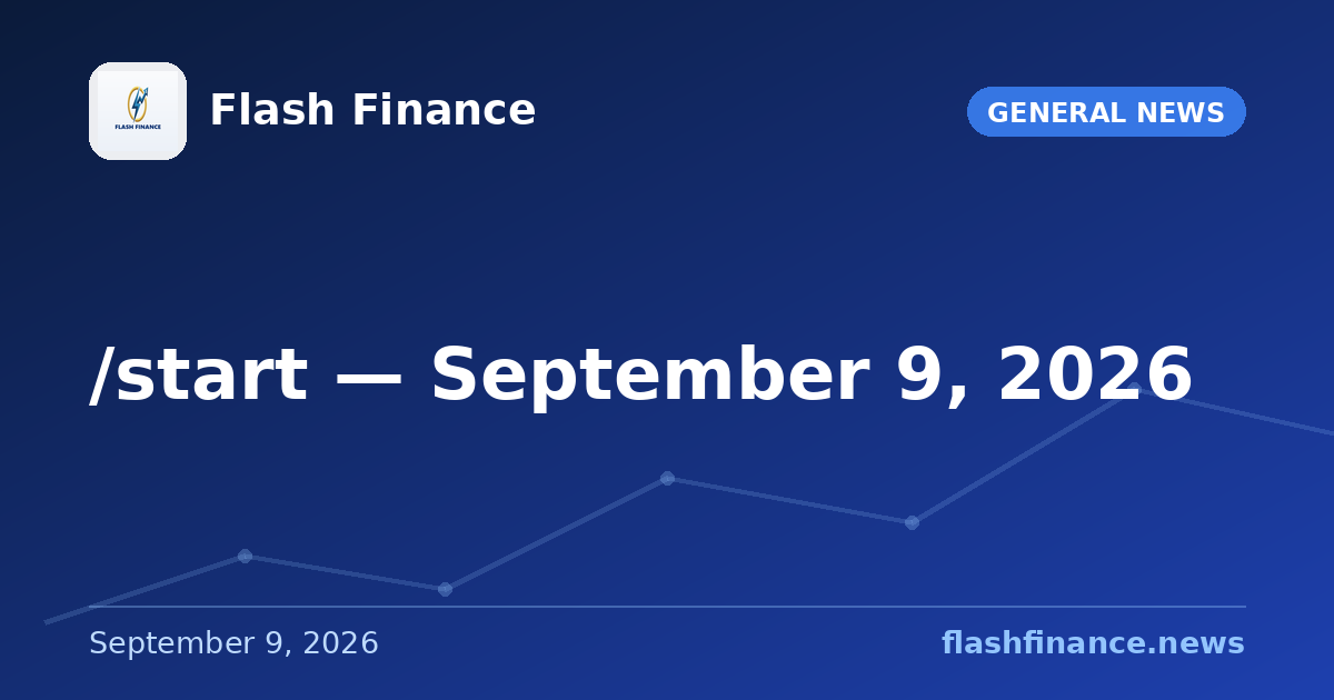 /start — September 9, 2026