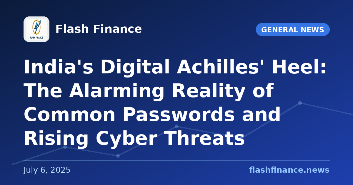 India's Digital Achilles' Heel: The Alarming Reality of Common Passwords and Rising Cyber Threats