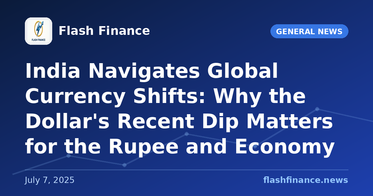 India Navigates Global Currency Shifts: Why the Dollar's Recent Dip Matters for the Rupee and Economy
