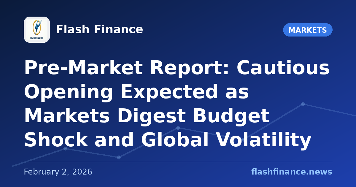 Pre-Market Report: Cautious Opening Expected as Markets Digest Budget Shock and Global Volatility