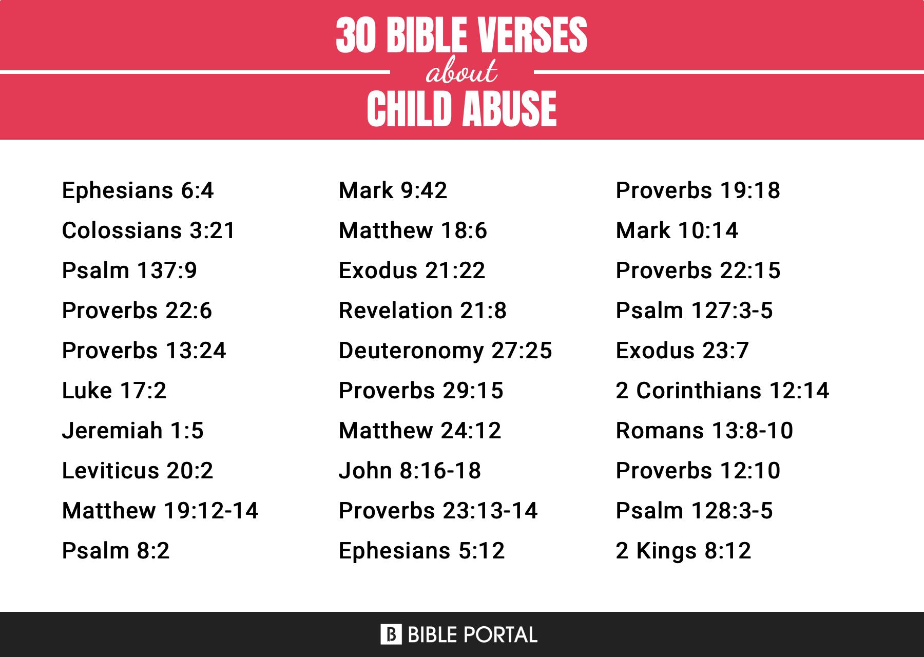 Short Bible Verses For Child