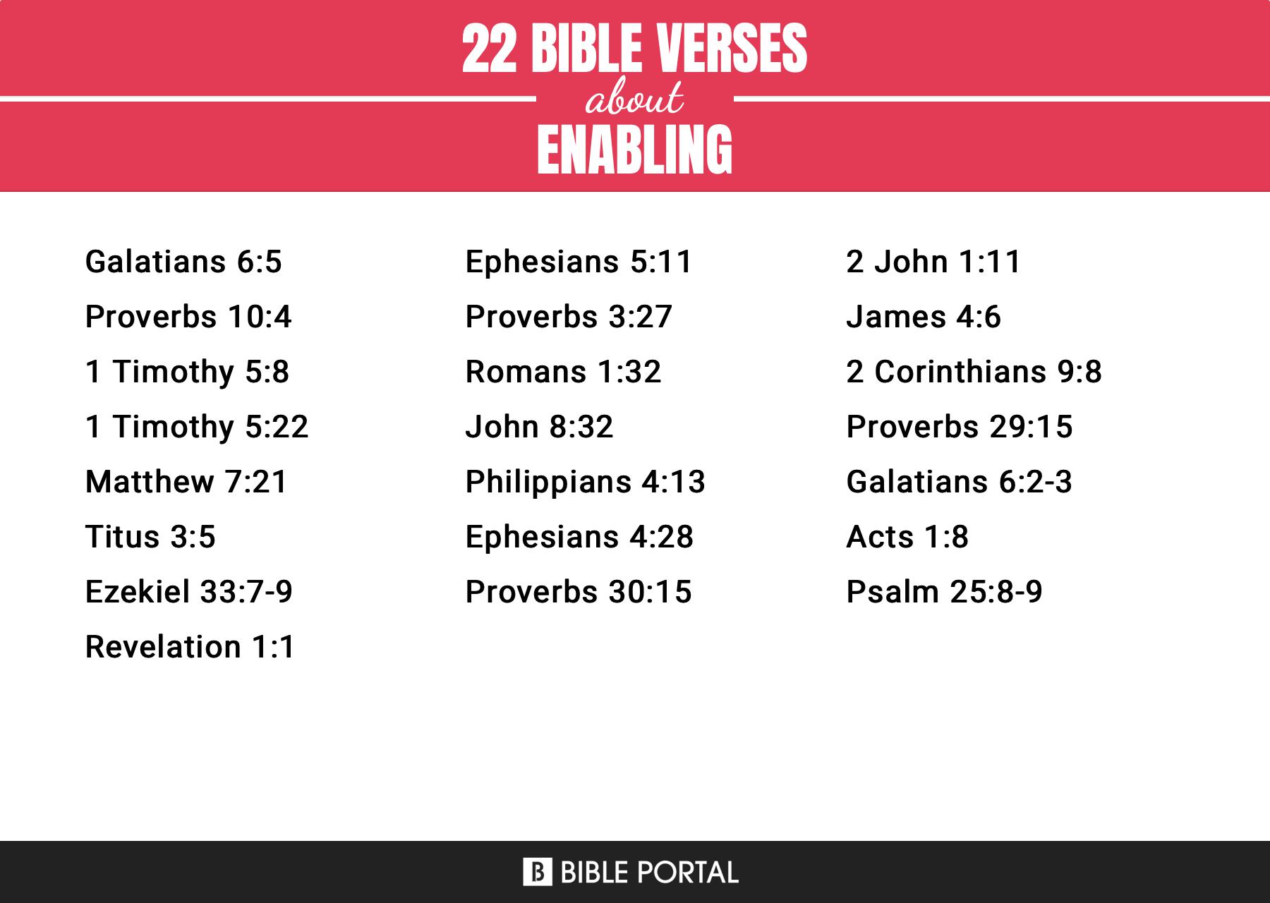 22 Bible Verses About Enabling 22-bible-verses-about-enabling