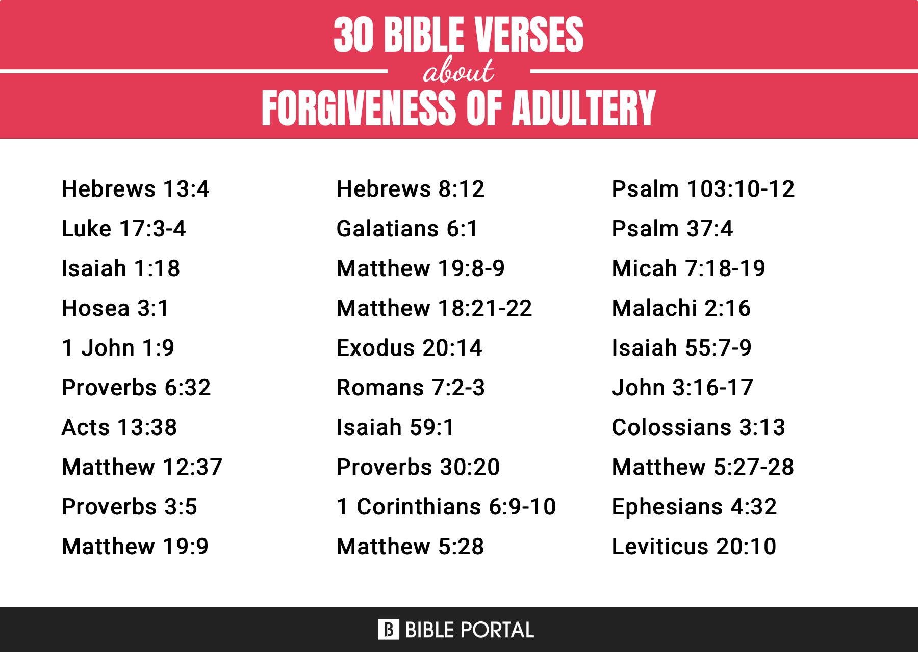 adultery quotes bible