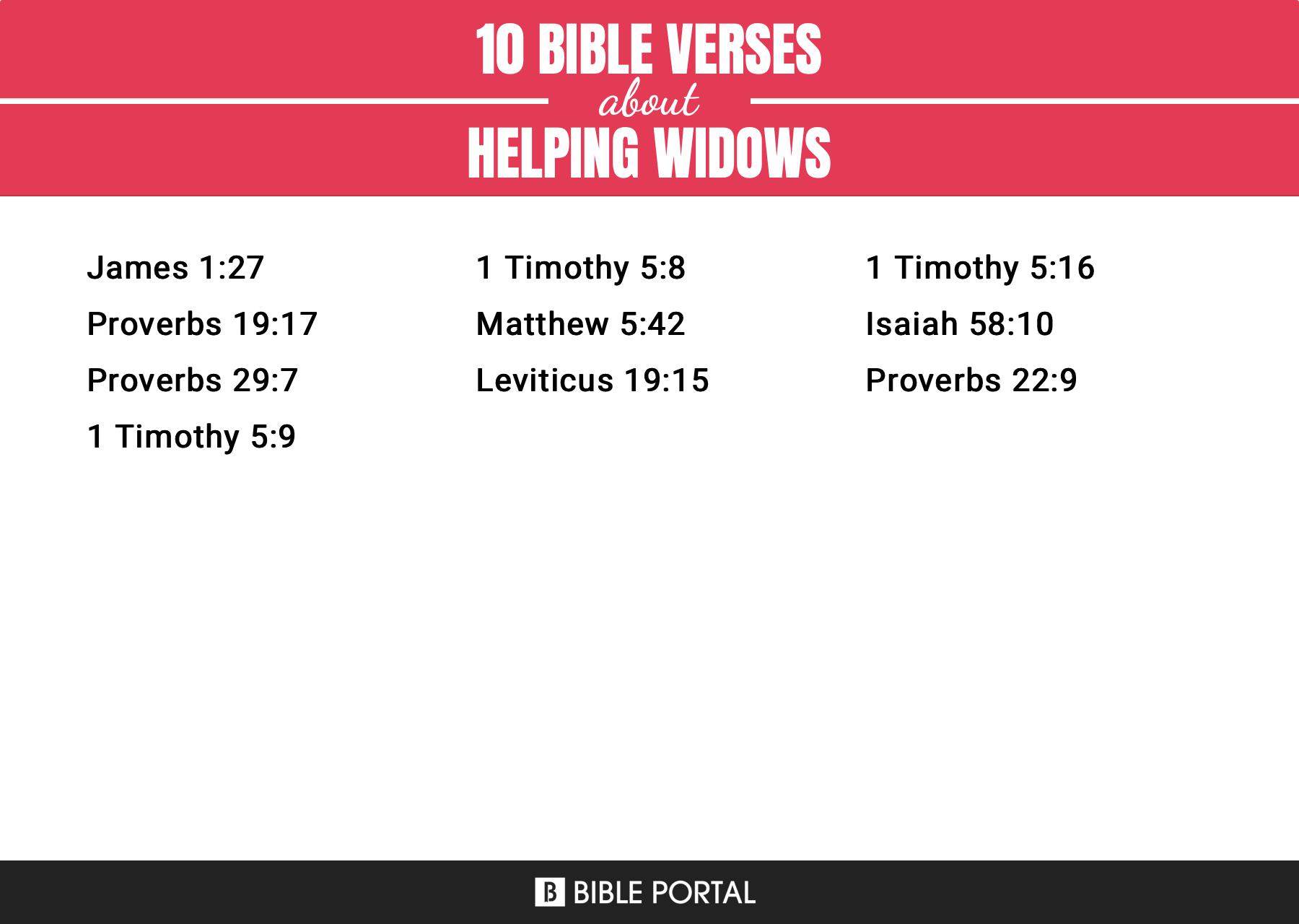 10 Bible Verses About Helping Widows 10-bible-verses-about-helping-widows