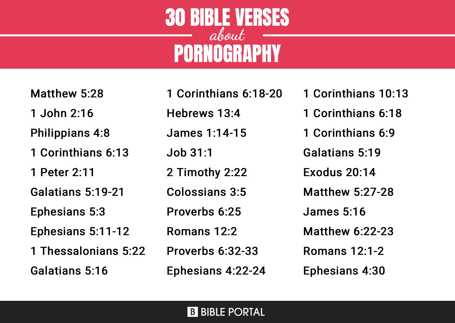Porn Bible Com - What Does the Bible Say about Pornography?