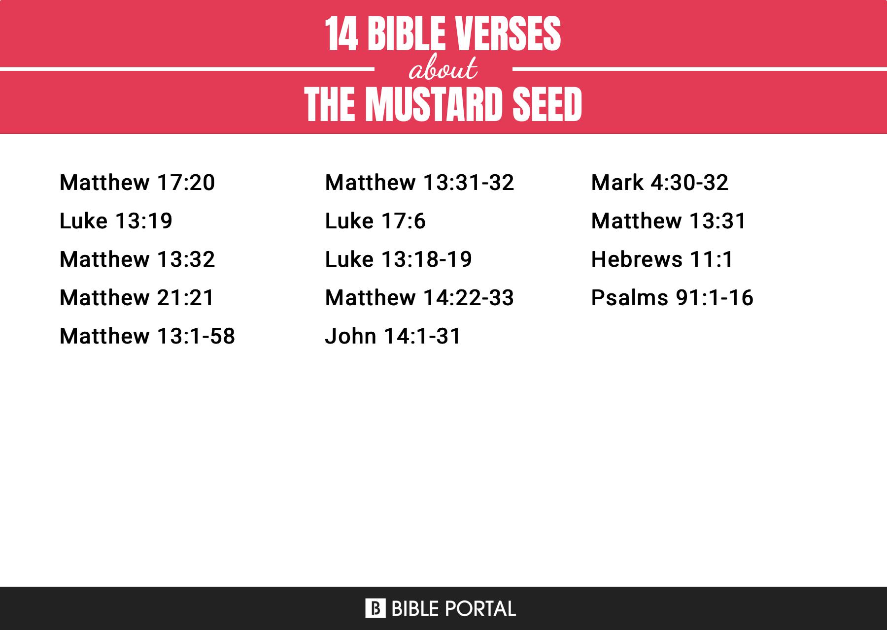 14 Bible Verses About The Mustard Seed   The Mustard Seed 