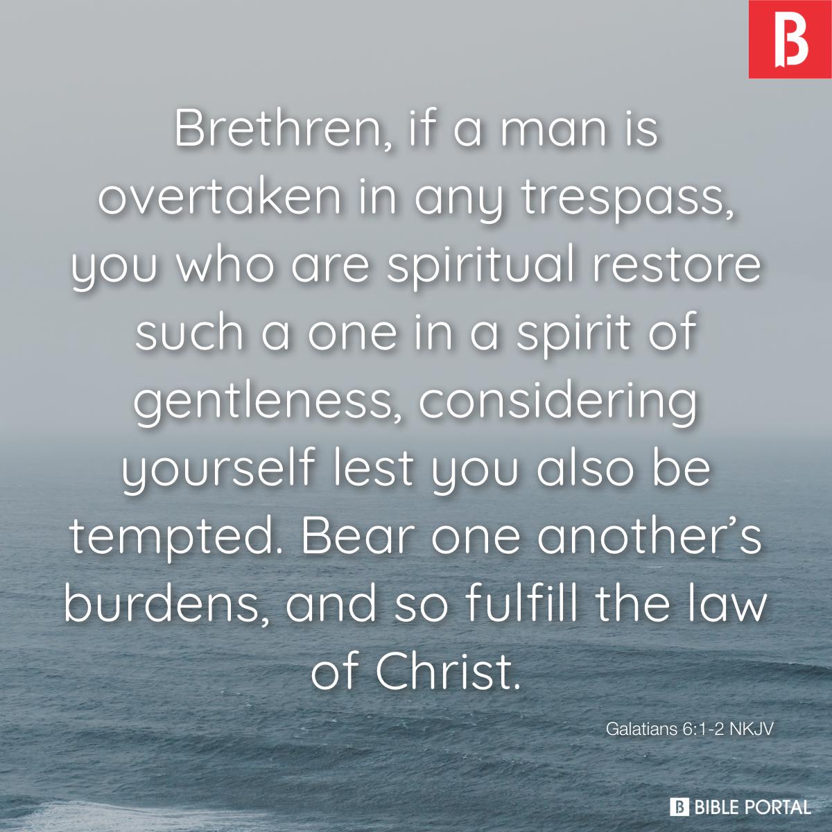 Bear One Another's Burdens – Linda's Bible Study