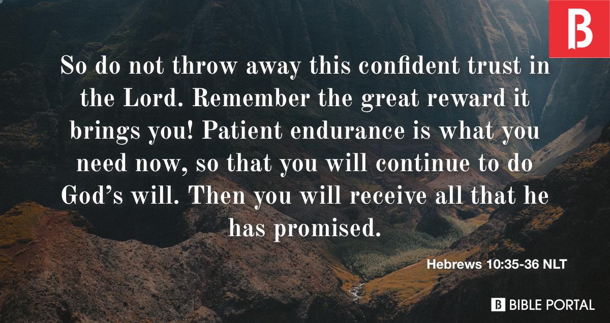 Hebrews 10:35-36 All That He Has Promised - JumpStart3 - High