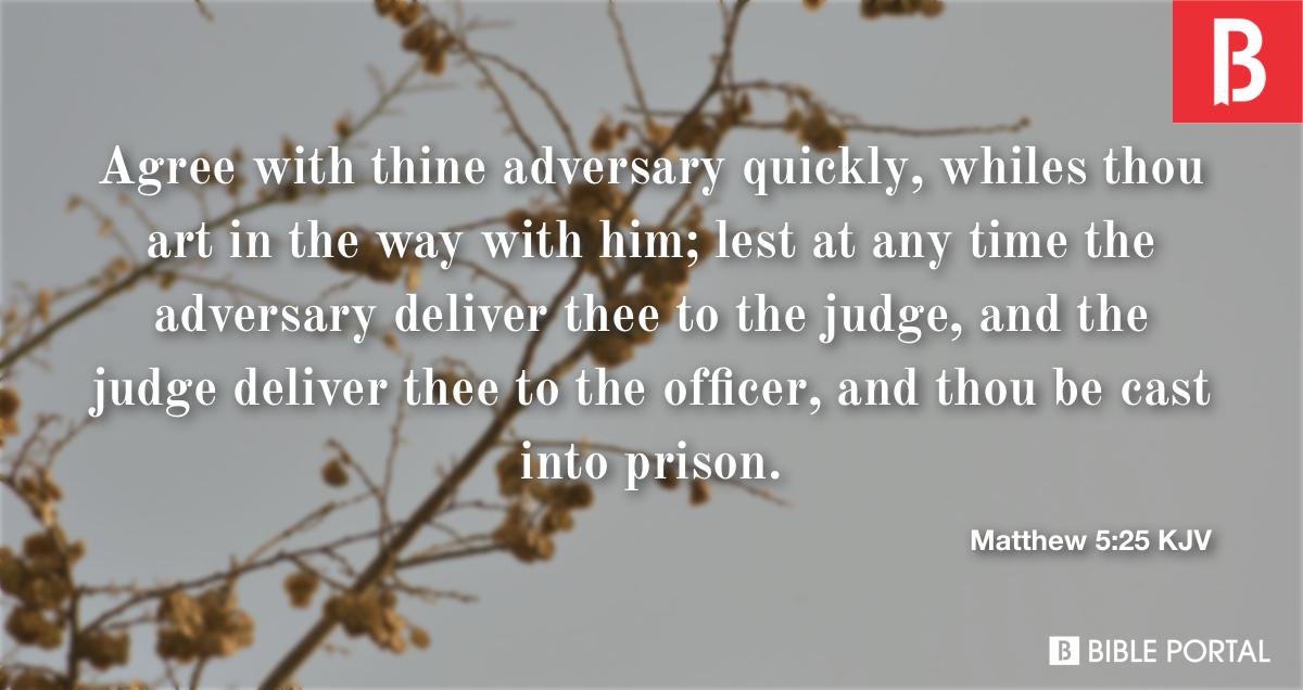 matthew 5 25
