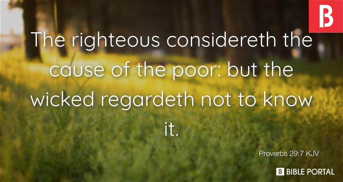 Proverbs 29 7 KJV Picture Bible Image Bible Portal proverbs-29-7-kjv-picture-bible-image-bible-portal
