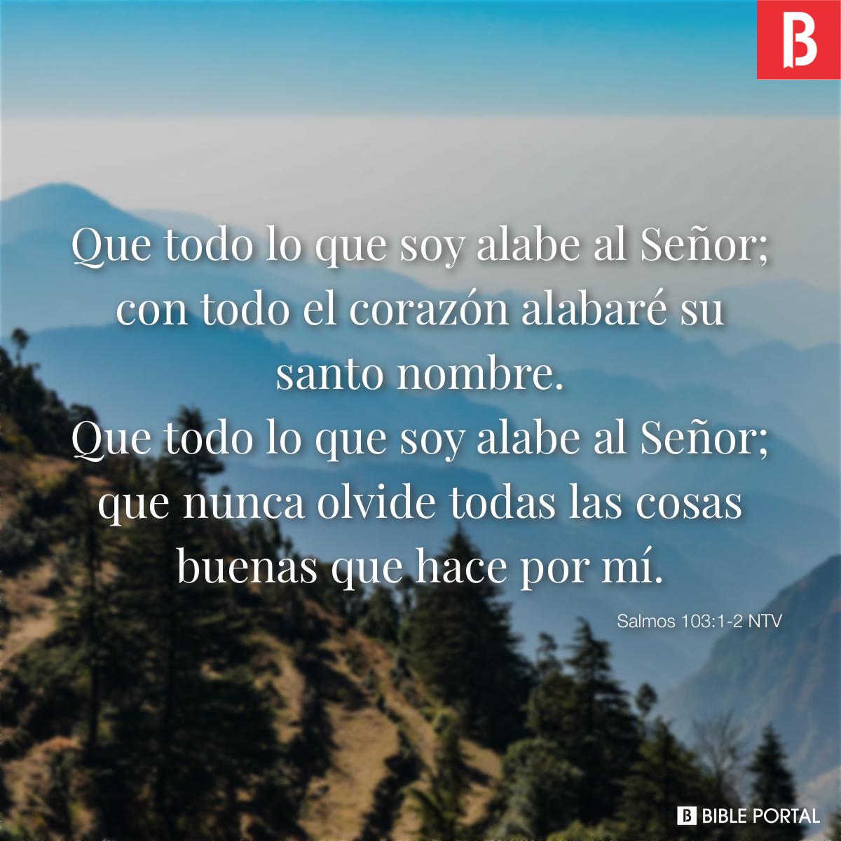 Salmos 103:1, 2 