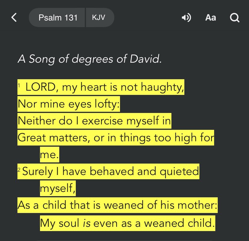 Psalms 131 1 3 Kjv