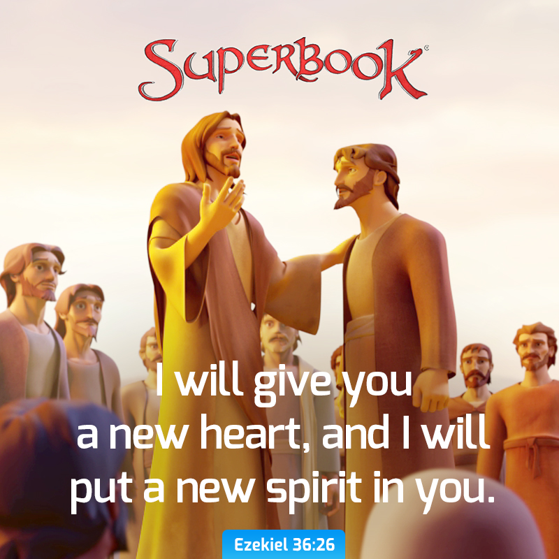 Saperbook will give you anew heart, and | will a new spirit in you: Ezekiel 36.26 put