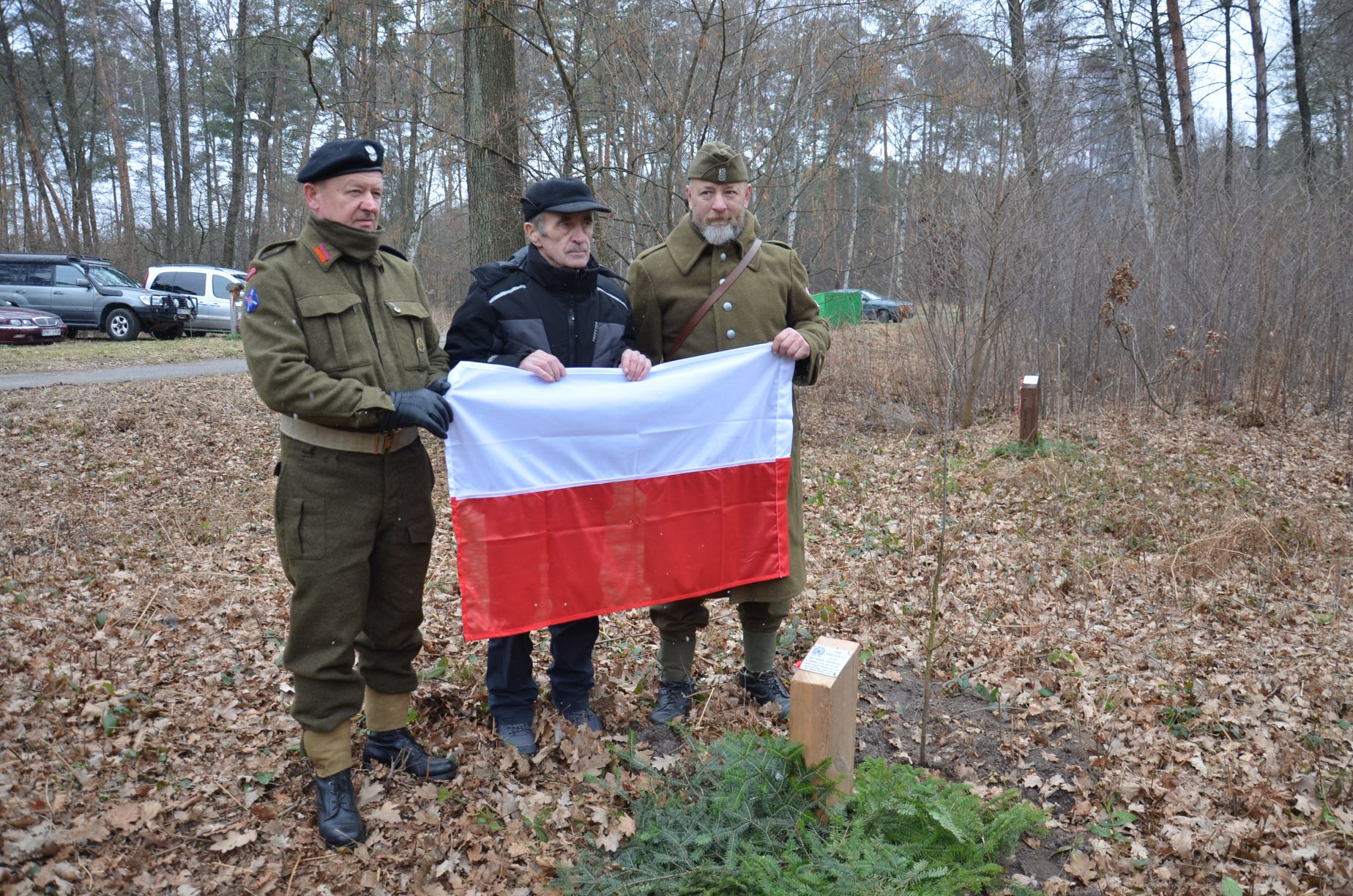 Odsłonięcie Dębu Niezłomnych