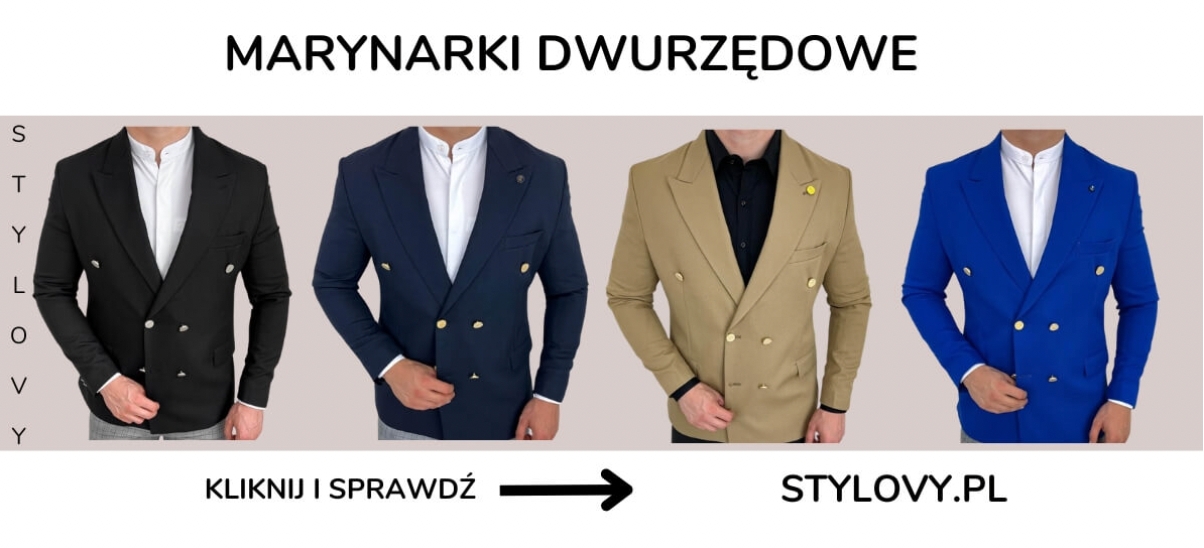 marynarki dwurzędowe męskie