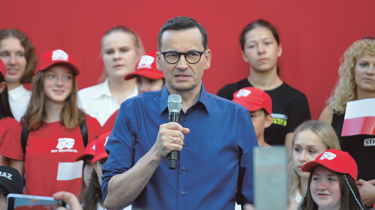 Premier Morawiecki przyjechał do Kolbuszowej 25 sierpnia.