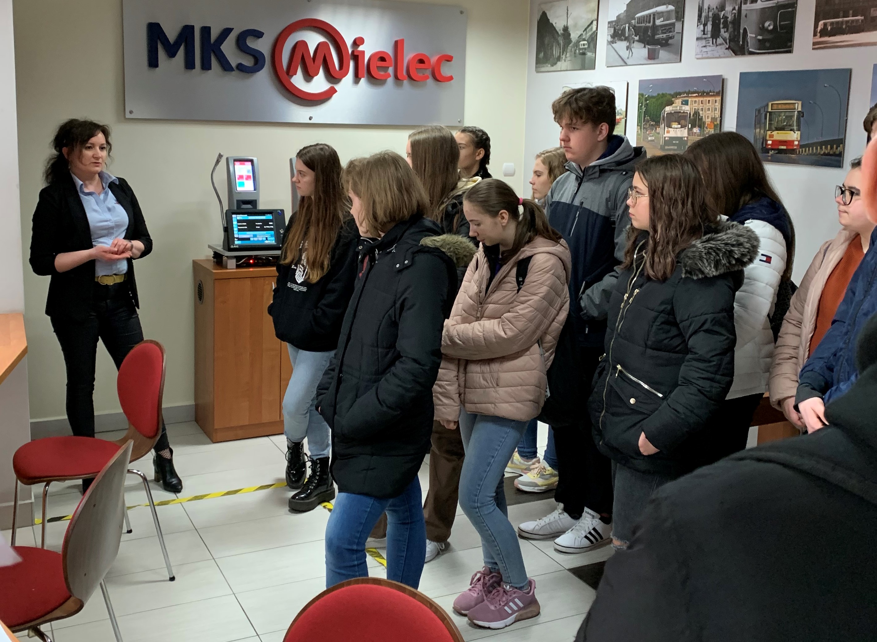 Uczniowie z Otałęży w MKS Mielec