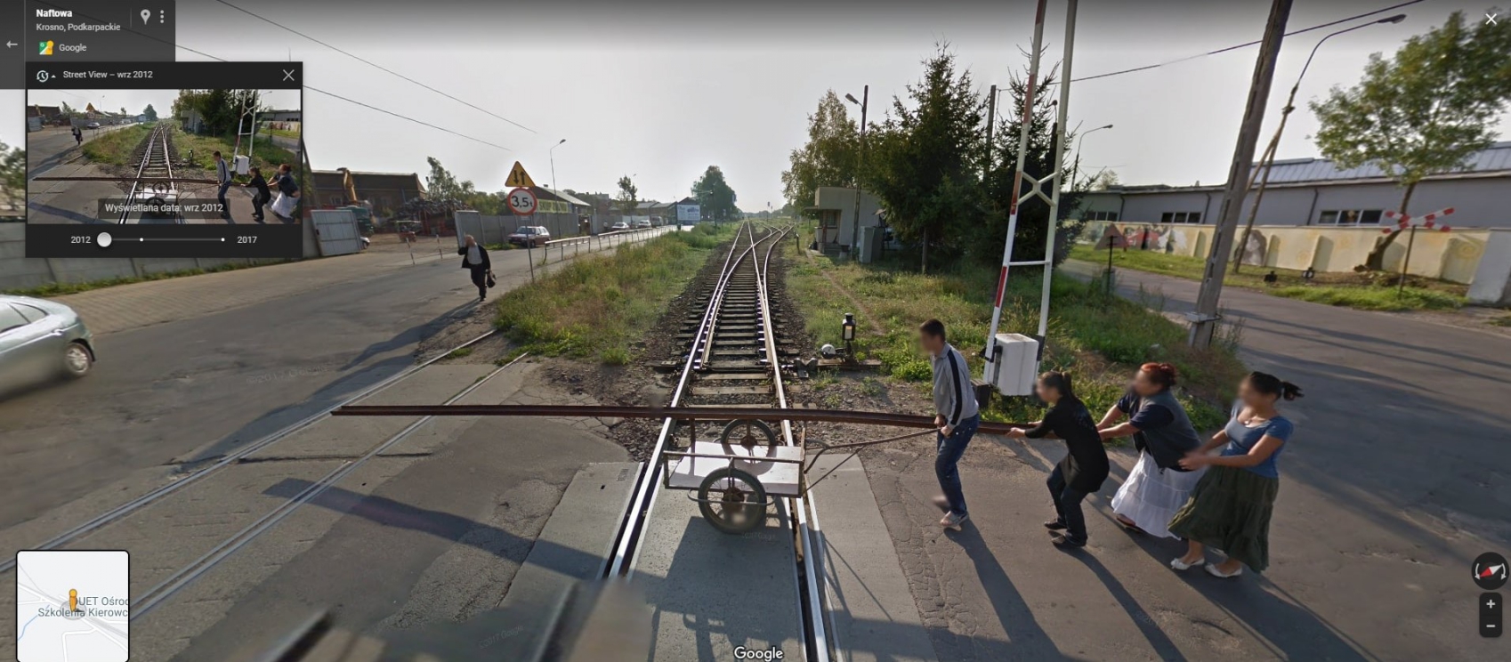 Uliczny styl z google street view