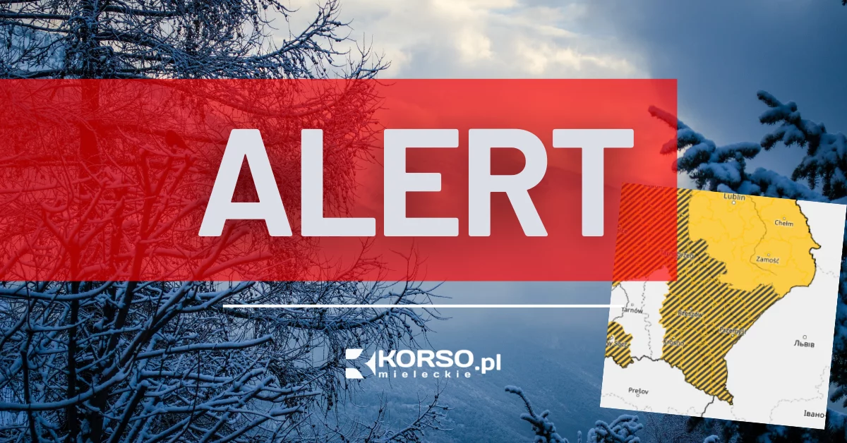 IMGW ostrzega dużą część Podkarpacia. Zima pokazuje siłę