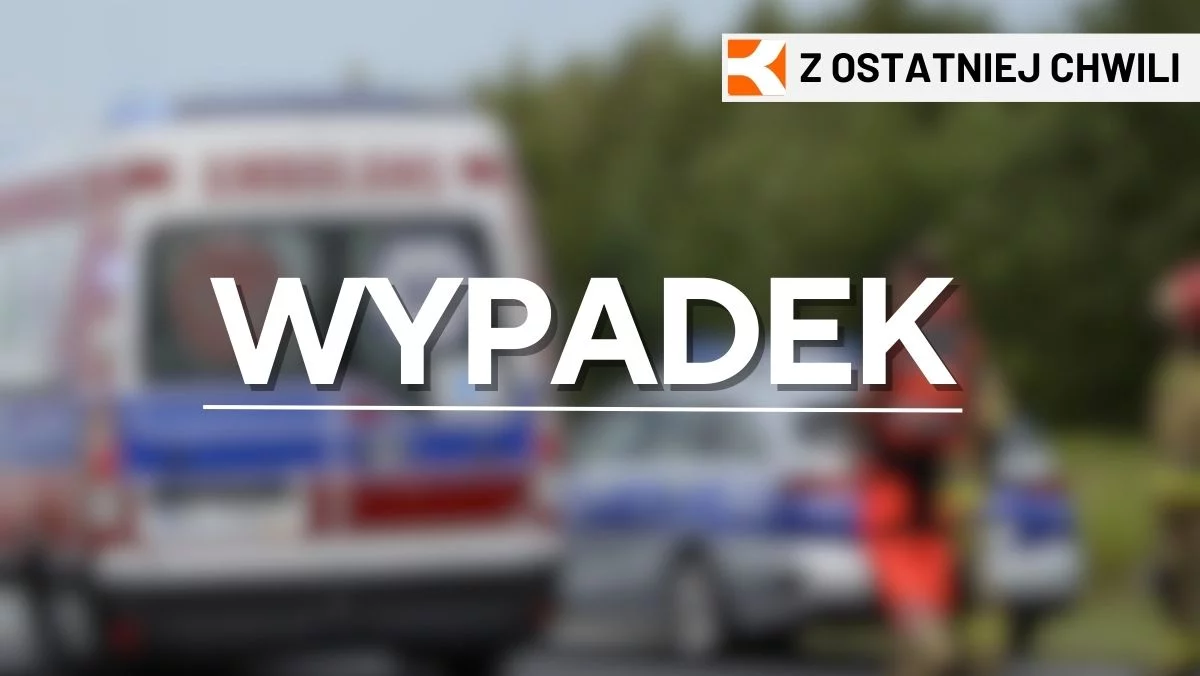Z ostatniej chwili! Groźny wypadek pod kościołem w Chorzelowie