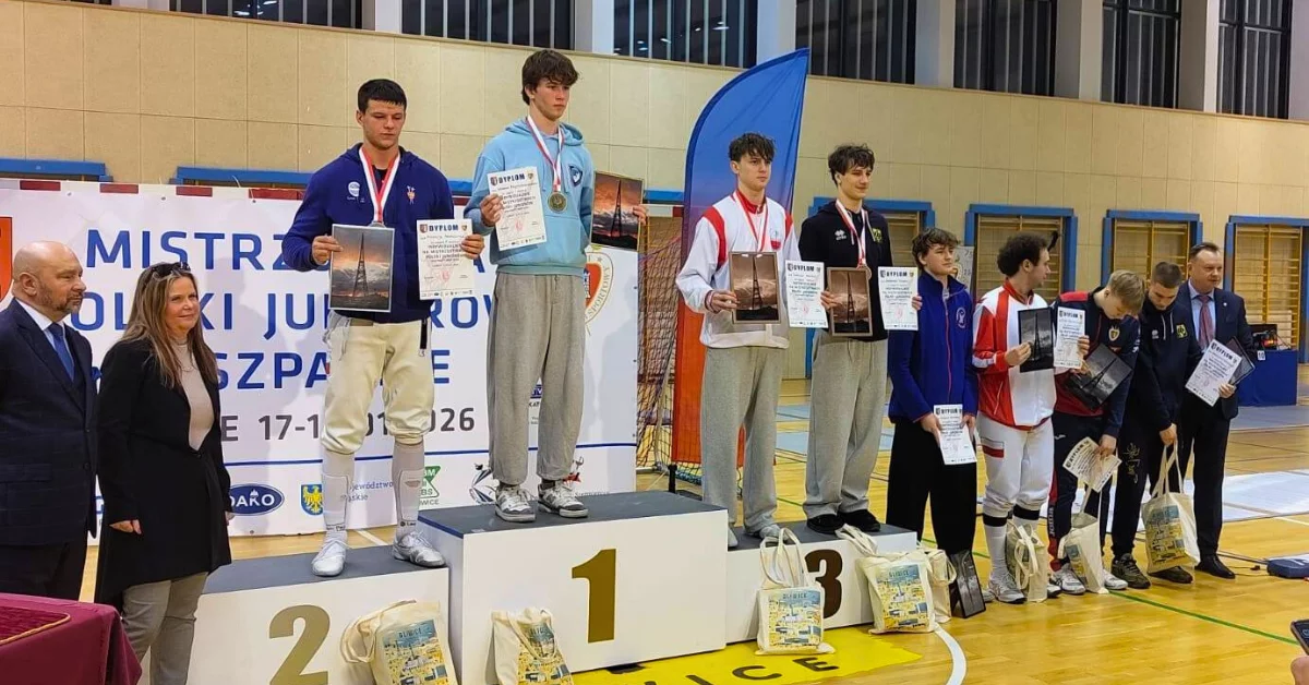 Sokoły z Mielca na Mistrzostwach Polski Juniorów w Szpadzie