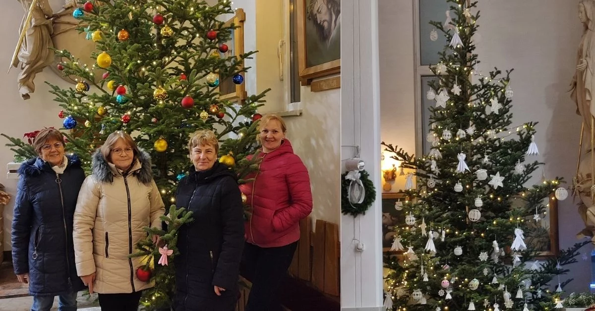 Mieszkańcy parafii dekorują kościoły na Boże Narodzenie [ZDJĘCIA]