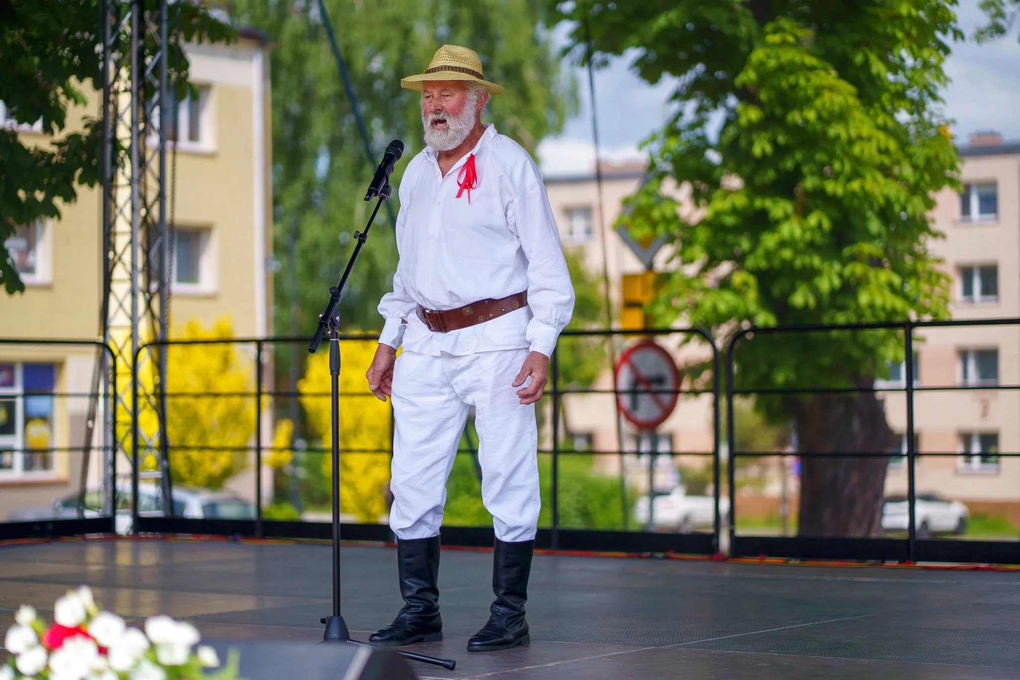 Jan Hodór z Kolbuszowej Górnej z nagrodą w Dynowie