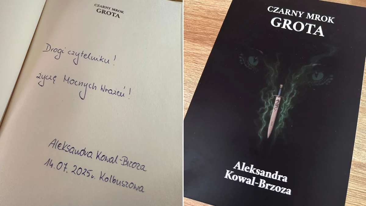 Wygraj książkę fantasy "Czarny Mrok. Grota" autorstwa Aleksandry Kowal-Brzozy [REGULAMIN]